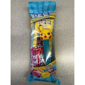 Pokemon Pez Candy & Dispenser PIKACHU - BLUE DISPENSER